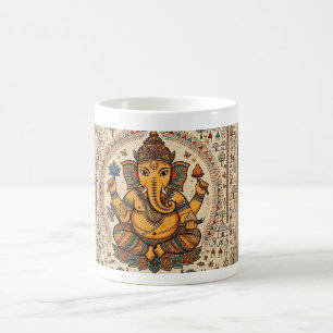 Shri Ganeshaya Namah Tasse à Café Art Warli - Seig