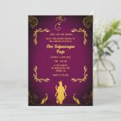 Shri Satyanarayan Pooja Hindu Kaart (Staand voorkant)