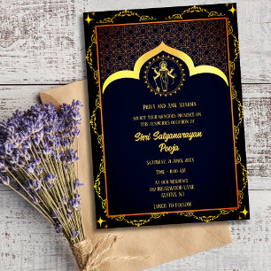 Shri Satyanarayan Pooja Hindu Kaart