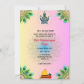 Shri Satyanarayan Pooja Hindu Kaart (Voorkant)