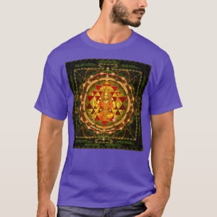 Shri Yantra Maha Lakshmi Ashtakam Abundance T-shirt