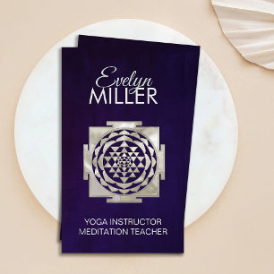 Shri Yantra - Sri Lanka - Shri Chakra Visitekaartje