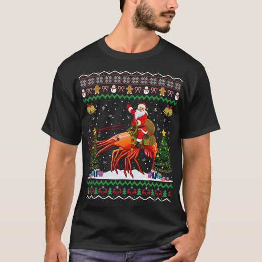 Shrimp Christma T-shirt (Voorkant)