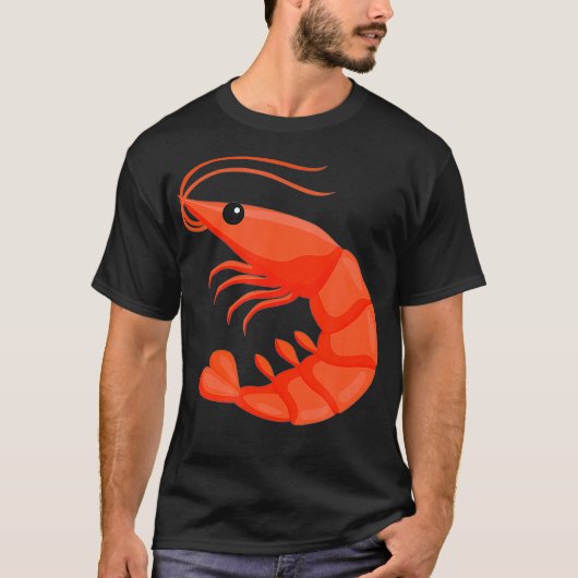 Shrimp Costume Brine Prawn Lobster Crab Shell T-shirt (Voorkant)
