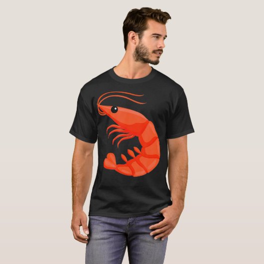 Shrimp Costume Brine Prawn Lobster Crab Shell T-shirt (Voorkant volledig)