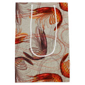 Shrimp Long Antennae Big Pattern Medium Cadeauzakje (Achterkant)