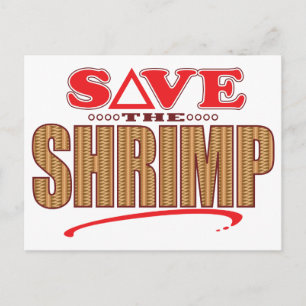 Shrimp Save Briefkaart