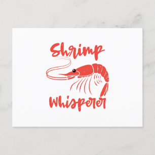 Shrimp Whisperer Seafood Crayfish Lobster Gift Aankondigingskaart