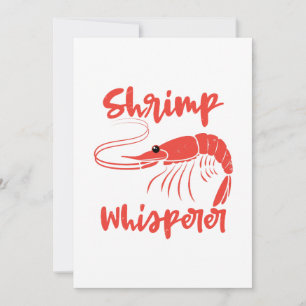 Shrimp Whisperer Seafood Crayfish Lobster Gift Bedankkaart