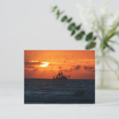 Shrimper Briefkaart (Staand voorkant)