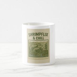 Shrimpflix & Chill – Funny Garnalen Keeper Koffie Koffiemok