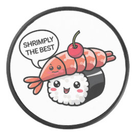 Shrimply de beste kawaii sushi hockey puck