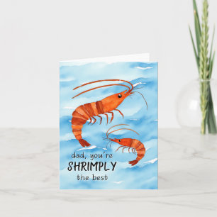 Shrimply de beste Waterverf garnalen Kaart