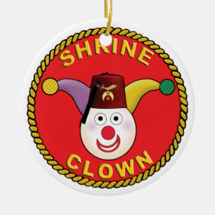 Shrine Clown Keramisch Ornament