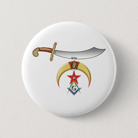 Shrine Mason Ronde Button 5,7 Cm (Voorkant)