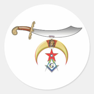 Shrine Mason Ronde Sticker