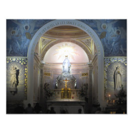 Shrine of the Miraculous Medal: Parijs, Frankrijk Foto Afdruk