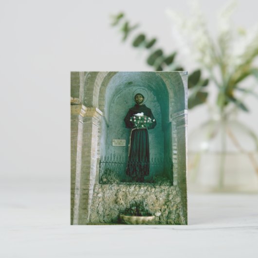 Shrine to St Francis of Assisi Briefkaart (Staand voorkant)