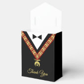 Shriner Jewel Collar Tux Sjabloon Party Dank u Bedankdoosjes (Geopend)