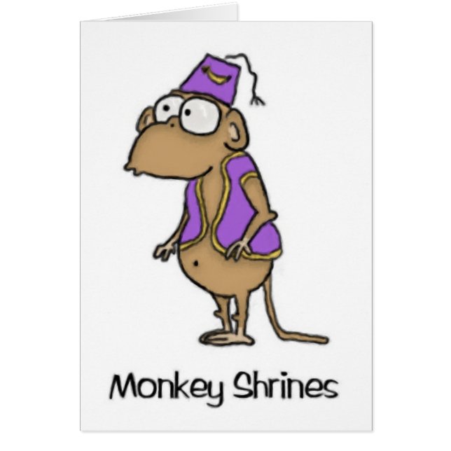 Shriner Monkey Kaart (Voorkant)