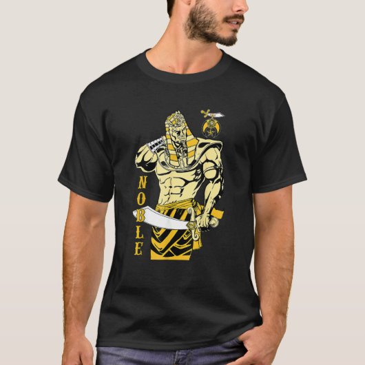 Shriner Noble Pharaoh Mason Ph Shriner Aeaonms Fat T-shirt (Voorkant)