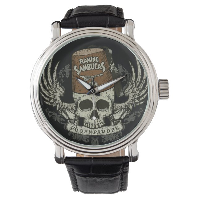 Shriner schedel noodlijdend horloge (Voorkant)