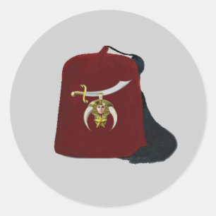 Shriners-editie Ronde Sticker