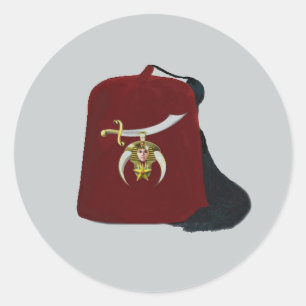 Shriners-editie Ronde Sticker