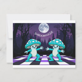 Shroom Boogie Tshirt Briefkaart