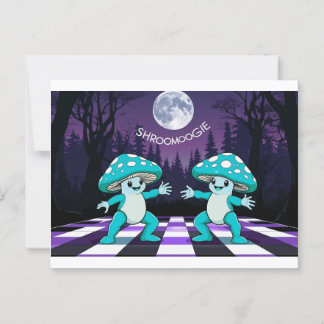 Shroom Boogie Tshirt Briefkaart