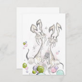 Shroombunnies Bedankkaart (Voorkant / Achterkant)