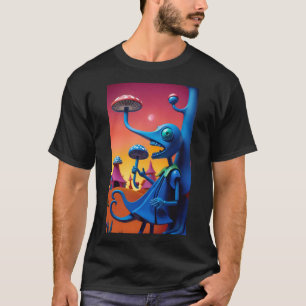 Shroomin' 'n' Bloom'n - Ken Gage Surreal Kunst T-shirt
