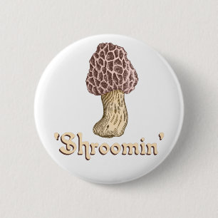 Shroomin Ronde Button 5,7 Cm