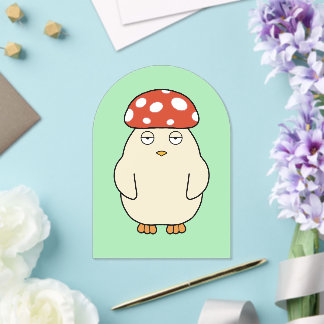 Shroompey Chick Acryl Uitnodigingen