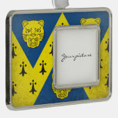 Shropshire Verzilverd Kader Ornament (Rechts)