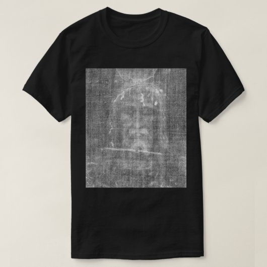 Shroud of Turin Face of Jesus Christus Relic T-shirt (Design voorkant)