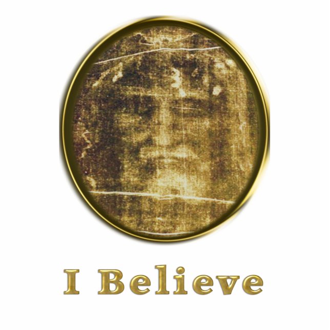 Shroud of Turin Fotobeeldje Sleutelhanger (Voorkant)