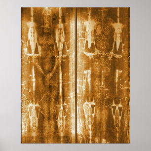 Shroud of Turin Jesus Christus Poster
