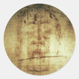 Shroud of Turin Ronde Sticker