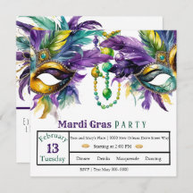 Shrove Tuesday en Mardi Gras Party