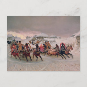 Shrovetide, 1889 briefkaart