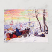 "Shrovetide" de Boris Kustodiev Carte postale (Devant)