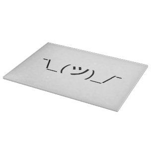 Shrug Emoticon Pennine_(ツ)_/ Japanse Kaomoji Snijplank