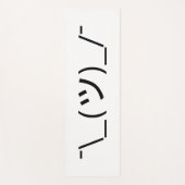 Shrug Emoticon Pennine_(ツ)_/ Japanse Kaomoji Yogamat (Voorkant)