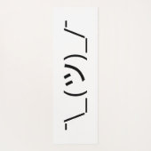 Shrug Emoticon Pennine_(ツ)_/ Japanse Kaomoji Yogamat (Achterkant)