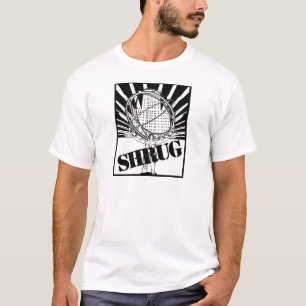 SHRUG Geïnspireerd door de Novel Atlas-schouderkl T-shirt