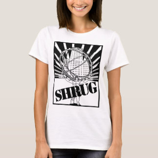 SHRUG Geïnspireerd door de Novel Atlas-schouderklo T-shirt