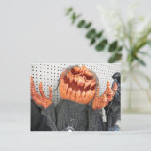 Shruggepomkin Briefkaart (Staand voorkant)