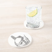 Shrunk Zandsteen Onderzetter (Zijkant)