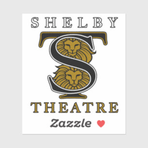 SHS Theater Custom-Cut Vinyl Sticker